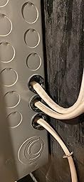 iMBAPrice NM94-100 Plastic Black Button Push-in NM Cable Romex Connector, 100-Pack, 3/8 Trade Size