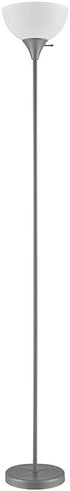 CZTGNMI 71" Modern Gray Floor Lamp - Sleek Standing Lamp for Living Room Office, Must-Have Home Lighting