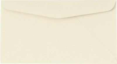 LUXPaper #6 3/4 Business Envelopes | Commercial Flap | 3 5/8" x 6 1/2" | Ivory | 60lb. Text | 50 Qty by Envelopes.com