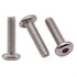 M6 x 40mm Hex Socket Flat Head Screws, 30 Pack, 304 Stainless Steel for Furniture, DIY