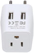 Ceptics European, Egypt Travel Adapter Plug with Dual USB - Type C - 2 Pack - Light Weight for Cell Phones, Chargers,