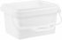 0.5 9.05 5.51 4.92 Inch Kichvoe Gallon Paint Bucket with Lid and Handle Lightweight Plastic Storage Pail for Household