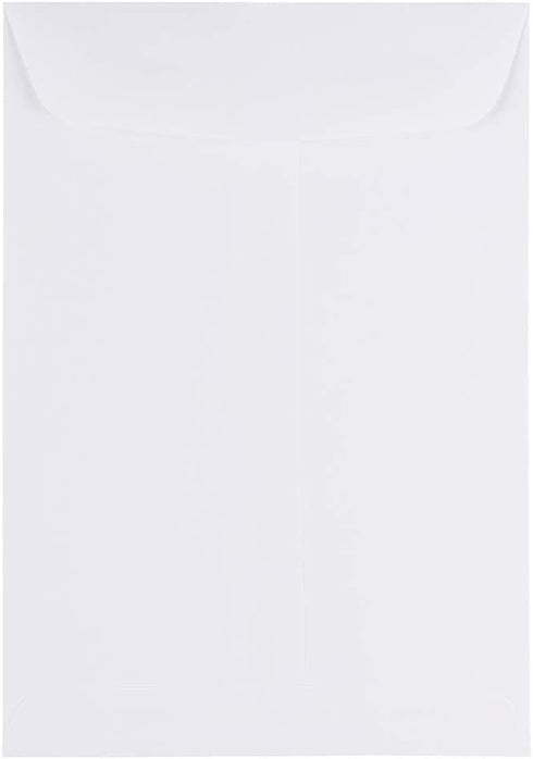 JAM PAPER 7 x 10 Open End Catalog Envelopes - White, 50/Pack