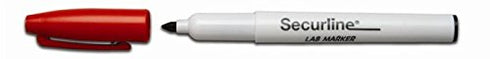 1400-20-PDC Securline Lab Marker with Fine Tip, Non-Sterile, Black (Pack of 10)