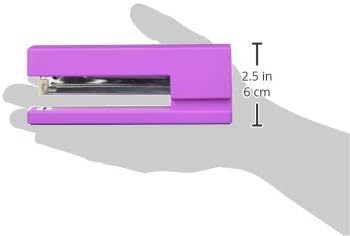 Office + Style Precision Jam-Free Full Strip Stapler, Non-Skid, Purple