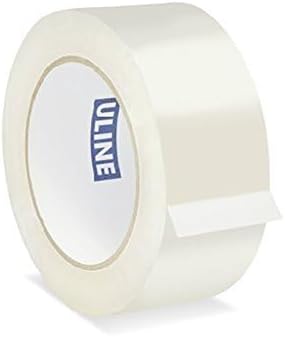 ULINE Industrial Shipping & Packing Tape, 2" x 110 Yards, 2.0 Mil Clear (1 Roll)