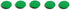 High Powered Magnets Set of 5 for Glass Dry-Erase Boards in Green