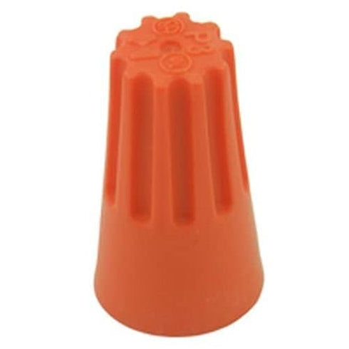 Eagles 100Pcs Twist on Wire Connectors, Orange #18 - #16 AWG Wire Cap Bulk with Spring Inserted