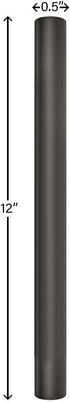 6037BZ 12" Hinkley Light Fixture Down Stem, Finish Matches Fixtures Perfectly for a Flawless Extension, Bronze