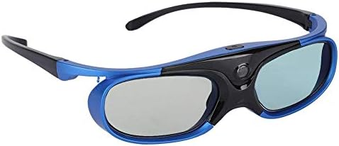 3D Glasses, 144Hz DLP-Link Active Shutter Glasses with Rechargeable Battery for 3D