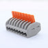 Tie Rod Nut Wire Connector, 8-Port PCT-218 Compact Terminal Cable Connect, 50 Pack