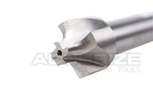 Accusize Industrial Tools Hss Corner Rounding End Mill, 5/32'' Radius, 1/2'' Shank Diameter, 3'' Oal