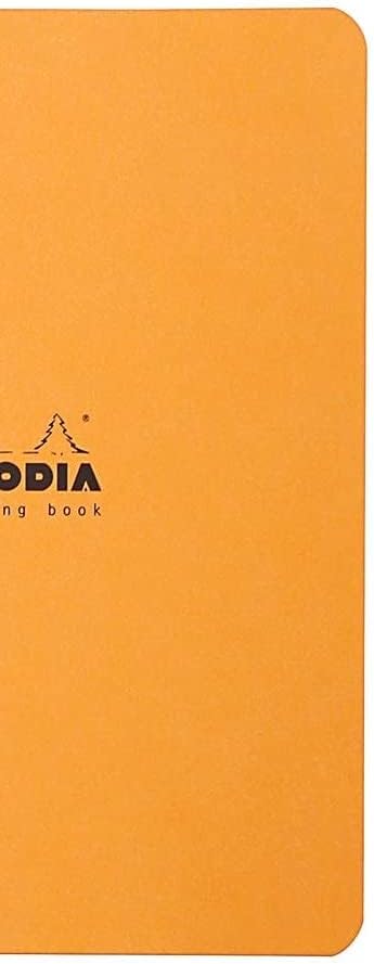 Rhodia Orange Meeting Notebook, 16 x 21 cm