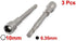 uxcell Hardware 100mm Long Magnetic 10mm Hex Socket Nut Setters Driver, 3pcs