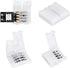 10Packs 4-Pin 10mm WENHSIN RGB LED Light Strip Connectors Unwired Gapless Solderless Adapter Terminal Extension