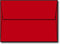 Red A6 Envelopes, 250 Envelopes, Measures 4 3/4" x 6 1/2"