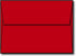 Red A6 Envelopes, 250 Envelopes, Measures 4 3/4" x 6 1/2"