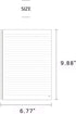 Shining Day Korean Aesthetic Notebooks, Pack of 4, 50 Pages, Lined Spiral Kawaii Notebook Set, Cute Designs for Journal