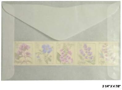 Guardhouse Glassine #4 Envelopes, 3 1/4 x 4 7/8” Pack of 300