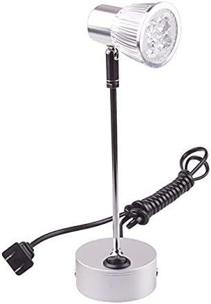 5W Counter Cabinet Under Light Vertical Pole with Plug in Cord Pure White