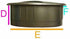 2" Plastic Brush Desk Grommet, Black (3 Pack)