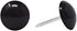 Premium Upholstery Tacks, Decorative Trim for Furniture, 7/16-inch Diameter (100, Black)