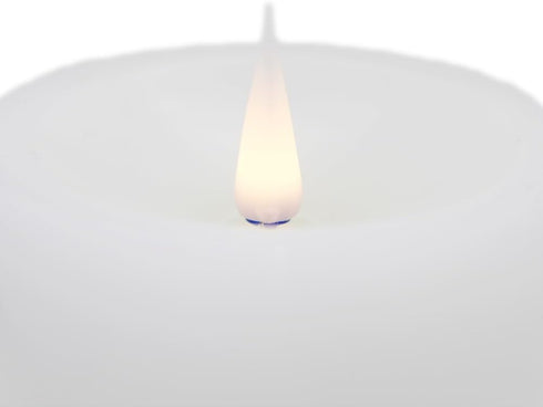 Set Set 2 (4 Inch)) Flameless LED Candles, Realistic Flickering Flame, of Multiple (White