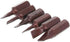 Utoolmart 6Pcs Slotted Bits Set - 1/4 Inch Hex Shank Magnetic Screwdriver Bit Set, 25mm Length