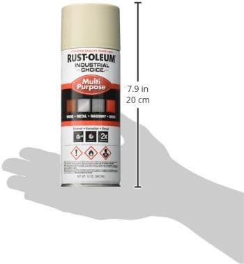 1672830 1600 12-Ounce, Rust-Oleum System Multi-Purpose Enamel Spray Paint, Almond