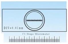 0.01mm Microscope Camera Calibration Slide Stage Micrometer