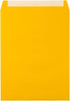 LUXPaper Open End Envelopes 10 x 13 | Peel & Press | Sunflower Yellow | 80lb. Text | 50 Qty