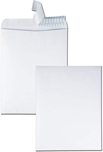 Quality Park 12 x 15-1/2 Catalog Mailing Envelopes, 100 per Box, Redi-Strip Self Seal Closure