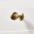 SANCHAKOU 2 Pack Gold Cabinet Knobs Bedside Table Bronze Wardrobe Round Handle Shoe Cabinet Cabinet Brass Drawer Handle
