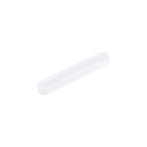 MECCANIXITY 50mm x 9mm Magnetic Stirrer Mixer Stir Bar Rod with Ring Shape PTFE Coating, White - 1Pcs