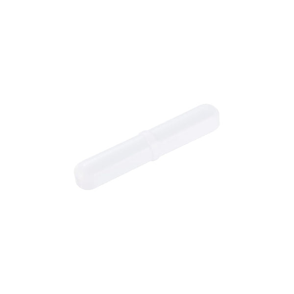 MECCANIXITY 50mm x 9mm Magnetic Stirrer Mixer Stir Bar Rod with Ring Shape PTFE Coating, White - 1Pcs