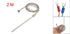uxcell 8mm Threaded 2M Temprature Thermocouple Probe K Type 150mm x 5mm