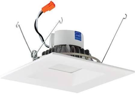 Nora NOX-63627WW 6" Onyx, Square LED Reflector w/Square Aperture (White, 2700K)