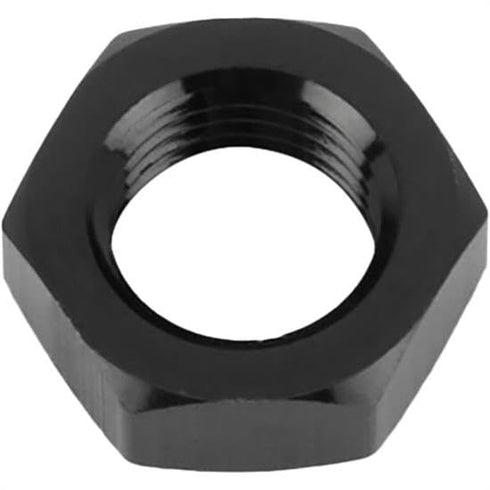 Speedway Motors 3/8-24 12 Pack Black Aluminum Jam Nuts, Thread