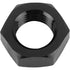 Speedway Motors 3/8-24 12 Pack Black Aluminum Jam Nuts, Thread