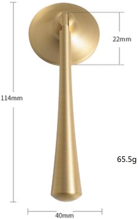 SANCHAKOU 2 Pack 114 40 22Mm Stylish Knobs Chinese Pendant Shoe Cabinet Bedside Table Wardrobe Furniture Drawer Brass