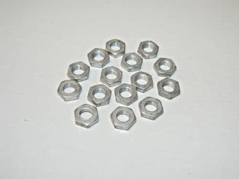 Generic 5/16"-24 Aluminum Hex Jam Nuts - Lot of 50 Pcs. HQ