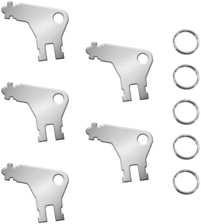 Golf Cart Keys Paper Towel Dispenser Key, 5Pcs Universal Dispenser Key for GP Towel Dispensers