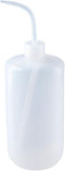 1Pc 1000ml Tattoo Bottle, 32oz Transparent Plastic Wash Bottle, Portable Lab Squeeze Bottle for Watering