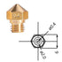 MK10 Nozzle for 3D Printer - M7 Thread Brass Extruder Head Hotend Nozzle 1.75mm Filament (10pcs MK10 0.4mm Nozzles)