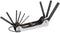 Edward Tools Folding Hex Key Set - Metric 9 Piece Folding Allen Wrench Set - High torque steel with black finish - MM 1.5, 2, 2.5, 3, 4, 5, 5.5, 6 and 8 by Edward Tools