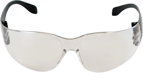 Bullhead Safety Torrent Glasses, High Impact Protection, Lightweight, Single-Mold Lens with 10 Base Curve for Maximum Protection, Indoor/Outdoor Lens, Matte Black Temple Ends, One Size, 1 Pack