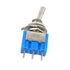 20PCS Mini Single Toggle Switch MTS-102 SPDT AC 125V 6A / 250V 3A ON-ON 3 Pins for Electronic Products
