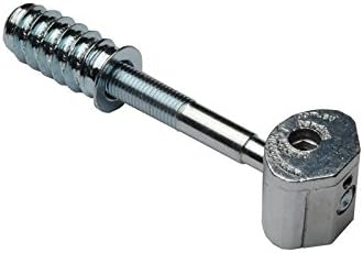 Zipbolt UT 13.500 ST Maxi 8mm Knock Down Connector, 10 Pack for Connecting Furniture Legs and Rails