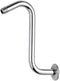 ZM 10-Inch "S" Shaped Shower Arm for Shower Head Extension with Flange