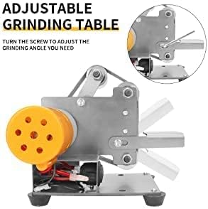 3-In-1 7 Mini Belt Sander - Electric Bench Grinder Sanding Machine, Adjustable Speed Table Polisher Buffer Handcraft